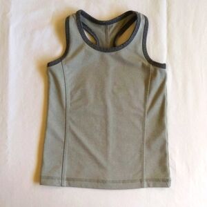 joe fresh active gray racer back activewear sporty tank top 3T toddler girls